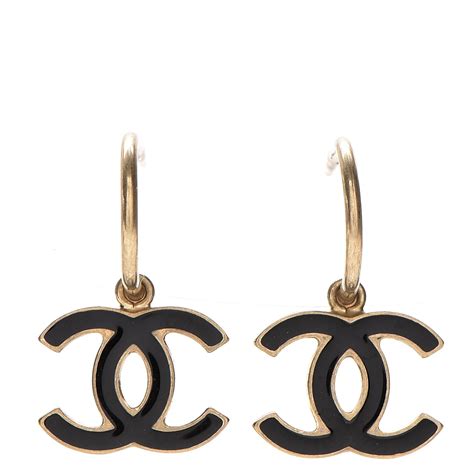 chanel enamel no 5 cc dangling drop earrings i|chanel jewelry collection number.